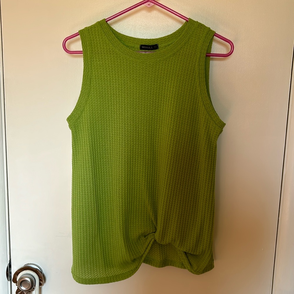 Green Knit Top